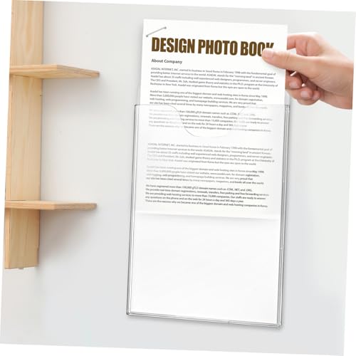 Support multifonction pour brochures et magazines de bureau - 6