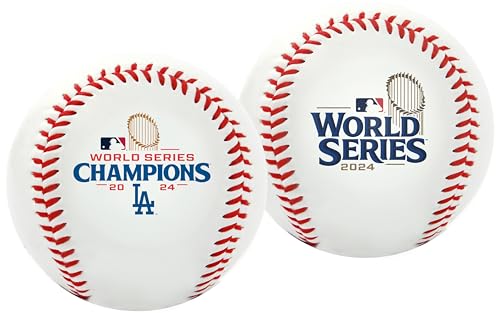 Rawlings | Official 2024 World Series Champions Los Angeles Dodgers | WS Champs Ball | White Vinyl Champions