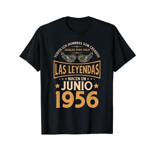 Cumpleaños Hombre Regalos Las Leyendas Junio 1956 Camiseta