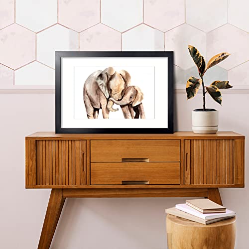 Lavie Home 16 X 24 Picture Frame Black Poster Frame,Display Pictures 12X18 With Mat Or 16X24 Without Mat thumb #2