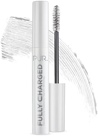 PÜR Fully Charged Thickening Mascara, Volumizing, Lengthening, Travel Size