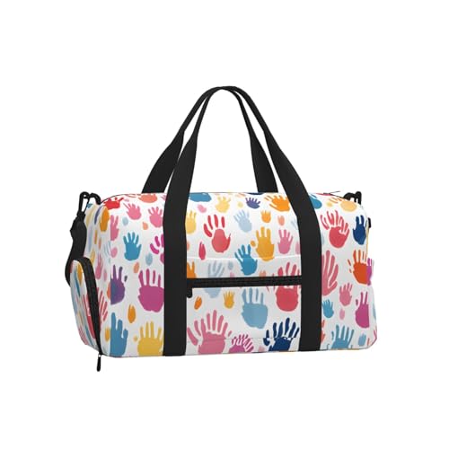 Sac de sport Mexpekil grand sac de voyage avec empreinte colorée One Size
