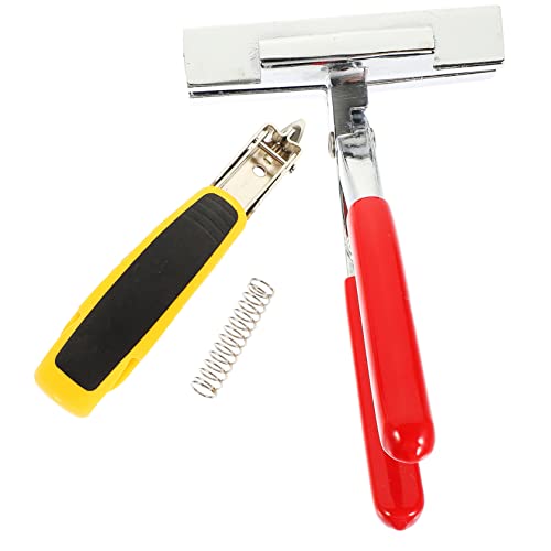 SOESFOUFU Heavy Duty Canvas Pliers Staple Remover Ergonomic Lever Design for Easy Stretching Non-slip Grip