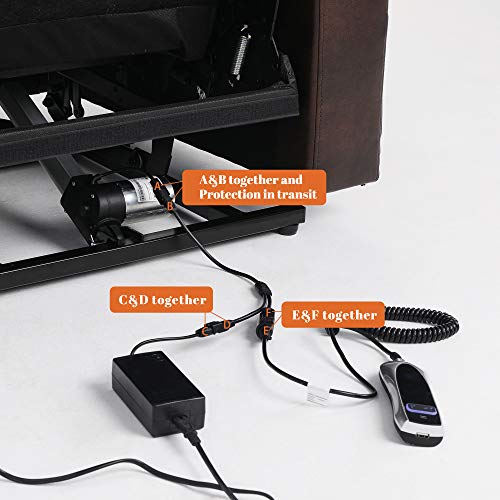 S*Max Lift Chairs Recliners For Elderly Power Recliner Chair Living Room Chairs Full Air Leather Electric Recliner Chairs Side Pockets Usb Charge Port And Remote Control Brown #TOP5