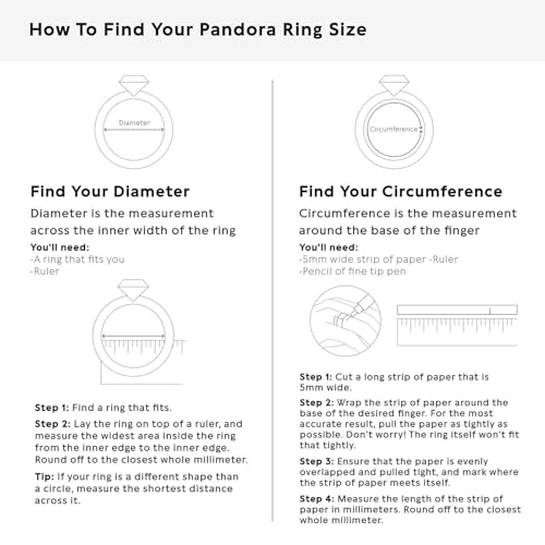 Pandora Silver Sparkling & Polished Lines Ring - 5