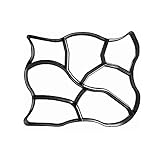 Moldes de pavimento de bricolaje: un molde de ladrillo personalizado, que presenta el efecto publicado como bloques de piedras, de modo que hace que el camino sea más exótico, para crear un estilo de su propio camino de jardín como desee.