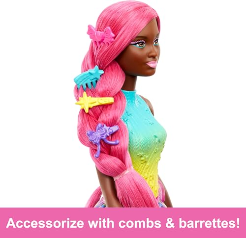 Muñeca Barbie Unicornio con Cabello Largo de 7 Pulgadas miniatura 3