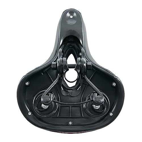 ZENO Bike Seat Saddle with Reflector, Black, 26cm x 23cm x 12cm - Image 4