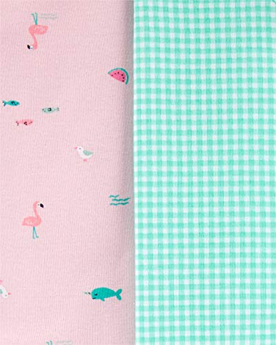 Kit Body Carter's Feminino Regata Flamingo 24 Meses