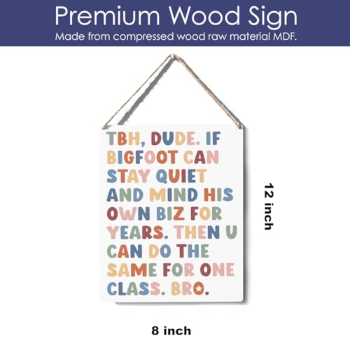 Xiolcxdr Funny Classroom Wall Art Decor Teacher's Day Gifts for Male Teacher Man First Day of College Daycare Gift Algebra Geometry Chemistry Science Math Class Rules Prints Wall Sign