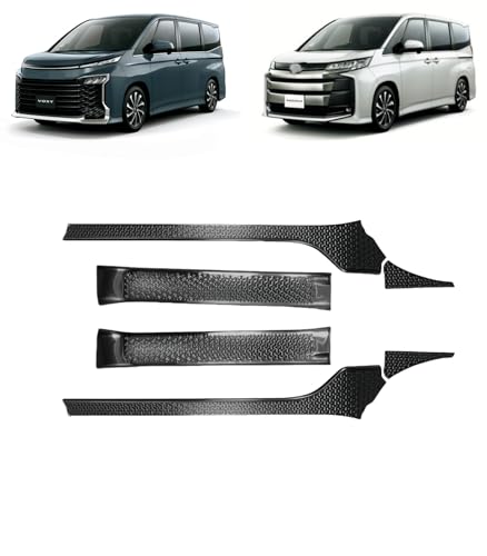【Earth Car】新型ヴォクシー VOXY/ノア NOAH 90系(令和4年1月〜) 専用 内装 ステンレスステップ ガーニッシュ サイドステップガーニッシュインナースカッフプレート スカッフプロテクトシート 保護パーツ 汚れ防止 傷防止 FOR No
