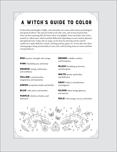 Witchcraft Coloring Book for Adults: Nourish the Spirit and Channel Creative Energy