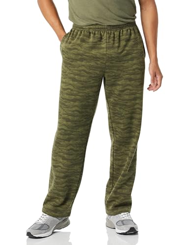 Amazon Essentials Men's Fleece Open Bottom Sweatpant (Available in Big & Tall)