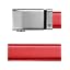 35mm Alloy Buckle & Red Leather