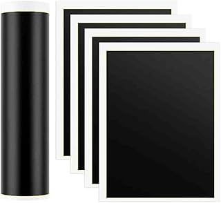 Jrifedptry 4 piezas de papel negro para grabado de 39 x 27 cm, papel de grabado de color para metal, vidrio, cerámica