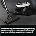 AEG CLEAN 6000 Staubsauger Beutellos, Starke Zyklontechnologie 700 W, AllFloor Bodendüse, 6-stufige Filtration - hygienisch saubere Luft, 1,6 l Staubbehälter, 12 m Aktionsradius, 73 dB, Weiß, AL61C2SW