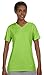 Hanes Sport Women's Cool DRI Performance V-Neck Tee,Neon Lime,Medium