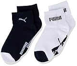 PUMA Unisex-Baby Mini Cats Lifestyle (2 Pack) Socks, New Navy/White, 19/22 (2er Pack)