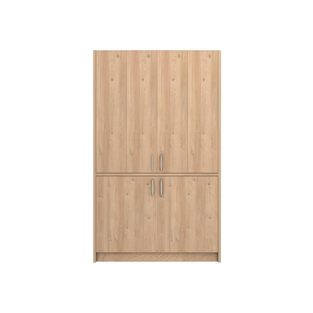 Cucina salvaspazio a scomparsa Fold Evolution colore rovere e elettrodomestici inclusi 125x62x208H