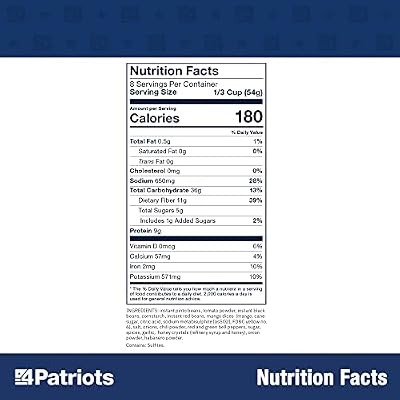 4Patriots Aztec Chili with Mango Survival Food Kit: Tasty, Long-Lasting Emergency Food, 40 Servings
