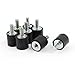 uxcell 8 Pcs M5 Air Compressor Rubber Vibration Mount Isolator 15mm x 15mm