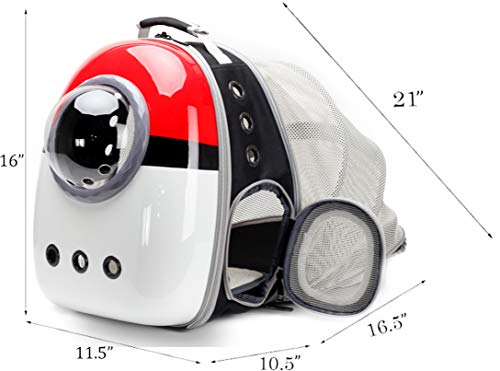 Sac à dos chat extensible coque rigide et dôme transparent respirant