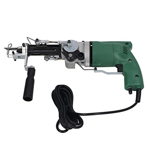 Carpet Tufting Kit, Carpet Tufting Tool Green 2 In 1 Handheld High Speed Multiple Purpose Carpet Weaving Machine For Rug Diy 100‑240V(Us) #TOP5