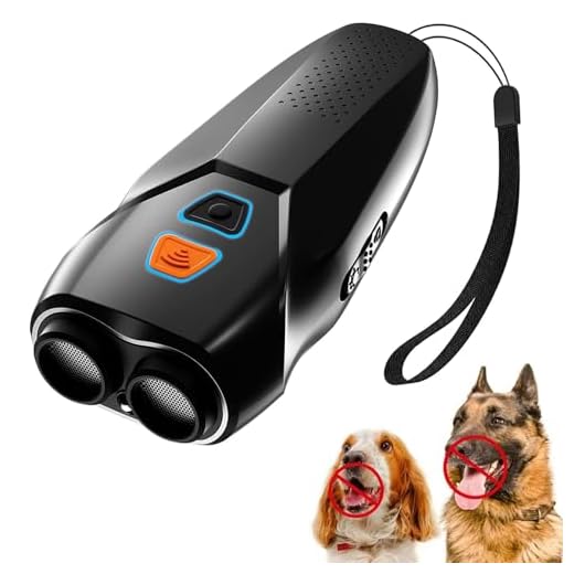 Sathychanpy Dispositivo Antiladridos para Perros,Ultrasónicos Ahuyentador de Perros de Mano,Recargable Anti Ladridos para Perros Pequeños,Medianos y Grandes