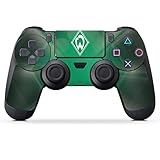 DeinDesign Skin kompatibel mit Sony Playstation 4 PS4 Controller Folie Sticker SV Werder Bremen Offizielles Lizenzprodukt Wappen
