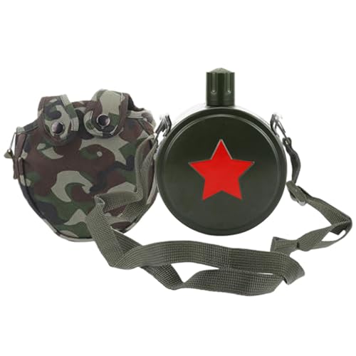 Cantimplora portátil multifuncional de acero inoxidable de 13x18x5 cm para supervivencia 5