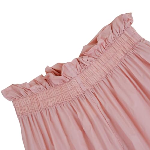 flexdans Damen Ripstop Pant Hose, Leichte, Dünne Hochtaillierte Aufwärmhose Balletthose für Mädchen Damen 9350 Pink M