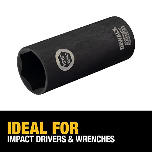 Image of DEWALT DW22932 15 /16-Inch IMPACT READY Deep Socket for 1 /2-Inch Drive