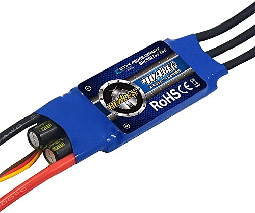 ブラシレスESC 40A アンプ SBEC 5V/3A RC飛行機固定翼空用スピードコントローラー ZTW Beatles 40A ESC 2-4S