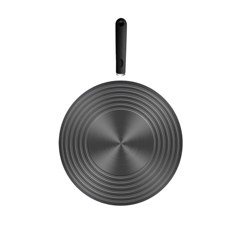 EKCOS Placa difusora de Calor de Acero Inoxidable, Utensilios de Cocina, Placa de conducción de calefacción, Placa de descongelación, Placa encimera de Gas, Accesorios de Cocina (Color : 24cm with ha
