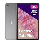 Lenovo Tab Plus, écran 2K de 11,5" - (processeur MediaTek Helio G99, RAM 8 Go, mémoire 128 Go, WiFi, Tablette Android 13) - Luna Grey, Exclusif Amazon