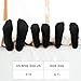 RICHBULL 10 Pairs Thin Crew Socks for Men & Women, Breathable Casual Athletic Ankle Socks, (Black)