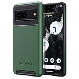 SwanScout Doppio Strato Cover per Google Pixel 7, Antiurto a Doppia Protezione Custodia per Google Pixel 7, Verde