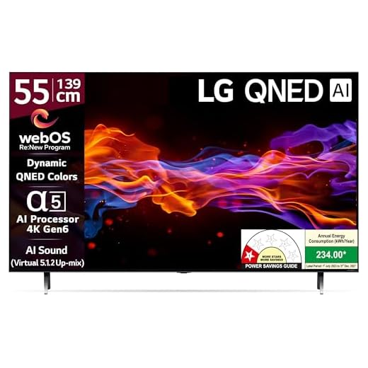 LG 139 cm (55 inches) QNED-75 Year 2024 Edition 4K Ultra HD (3840x2160) Smart WebOS QNED TV 55QNED75SRA (Black)