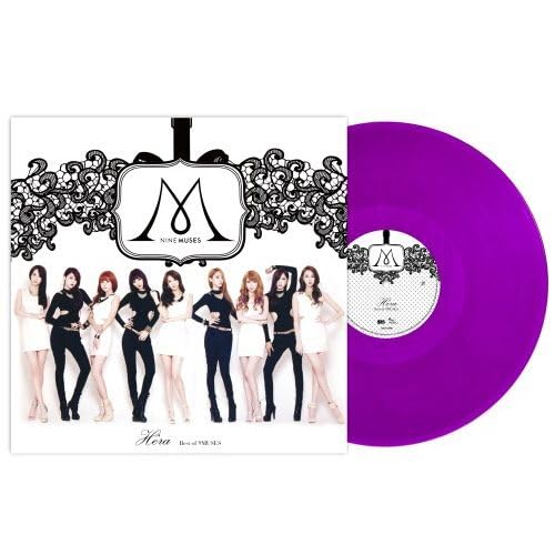9MUSES (ナインミュージス) - ベストアルバム 「Hera: Best Of 9MUSES」 LP [12inch Clear Purple Color Vinyl]