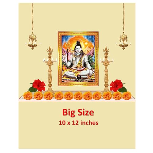 Shiv Bholenath Mahadev tableau encadré idée cadeau pendaison de crémaillère