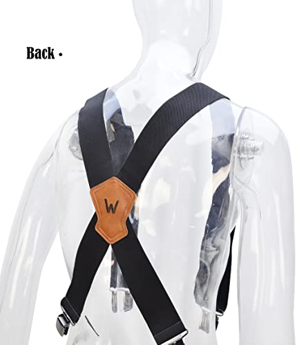 2Inch Elastic Mens Suspenders, Heavy Duty Suspenders For Men, Work Suspenders For Men, Suspenders For Men W/Clips, Suspenders For Men Heavy Duty, Mens Suspenders For Trousers,Mens Suspenders For Jeans #TOP2