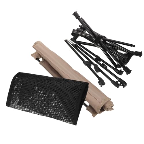 Toyvian Set Tavolo e Sedie Pieghevoli da Campeggio Leggero con Rete Portaoggetti Tavolo Pieghevole Compatto per Picnic Barbecue e Spiaggia Portatile e Salvaspazio per Esterni