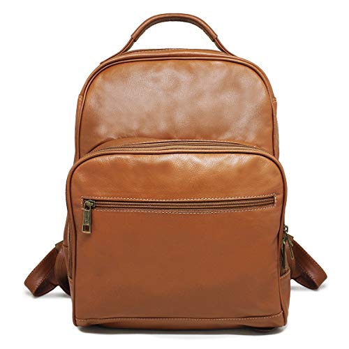 Mochila Executiva De Couro Relicário - Modelo Theo (Caramelo)
