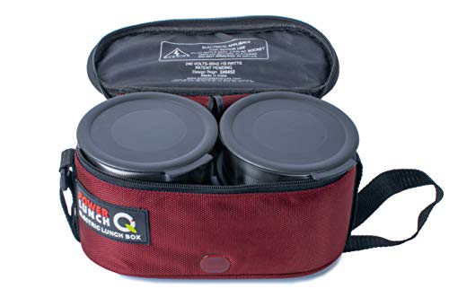 Image of Ecoline Q4, Electric Lunch Box,Capacity 1400ml (Maroon)