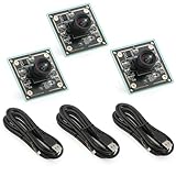 TGHongKy 3 Stück 100 Grad Kameramodul ov9732 Chip Kameramodul USB2.0 1280x720 Pixel 30fps Kameramodul für autodarts Dart Kamerasystem Gesichtserkennung Mit 2M Kabel XXX