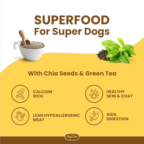 Image of Barkbutler x Dogfest Dog Training Treats, Quail & Chia Seeds, Superfood Dog Treats for Adult Dog, Bite-Sized Treats for Puppies, Dog Treat, Aids Digestion & Boosts Immunity