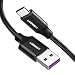UGREEN USB C Cable 5A Supercharge Type C to USB A Quick Charging Fast Charger Nylon Braided Compatible for Huawei Mate 30 Pro, P30 P20 Pro P10, Mate 20 Pro Mate20 X Mate 10, Nova 5 Pro, Honor 20, 3FT