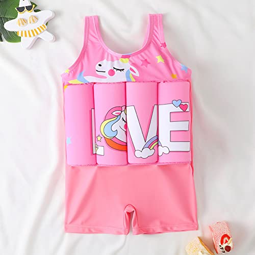 Image of Kids Boys Girls Floatation Swimsuit with Adjustable Buoyancy Baby Float Suit Swim Vest One Piece Swimwear Bathing Suit