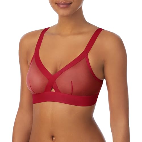 Image of DKNY Women's Sheers Wirefree Softcup Bralette Bra
