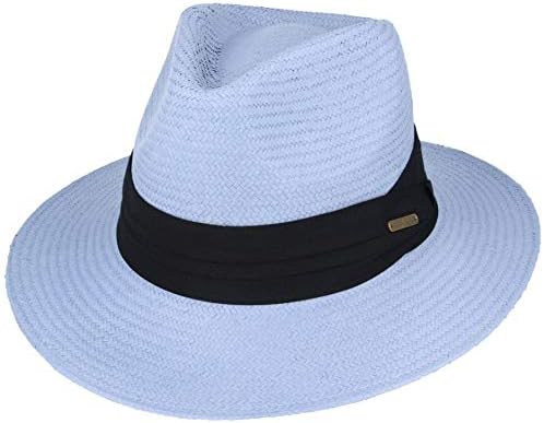 MAZ Unisex Paglia di Carta Crushable Pieghevole Estate Panama Fedora  Cappello con Fascia e Fascia Regolabile : Amazon.it: Abbigliamento